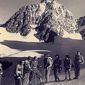 Montagna – Gita invernale Ghiacciaio Scersen 1951